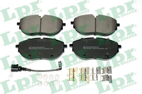 Brake Pad Set, disc brake 05P2253AK