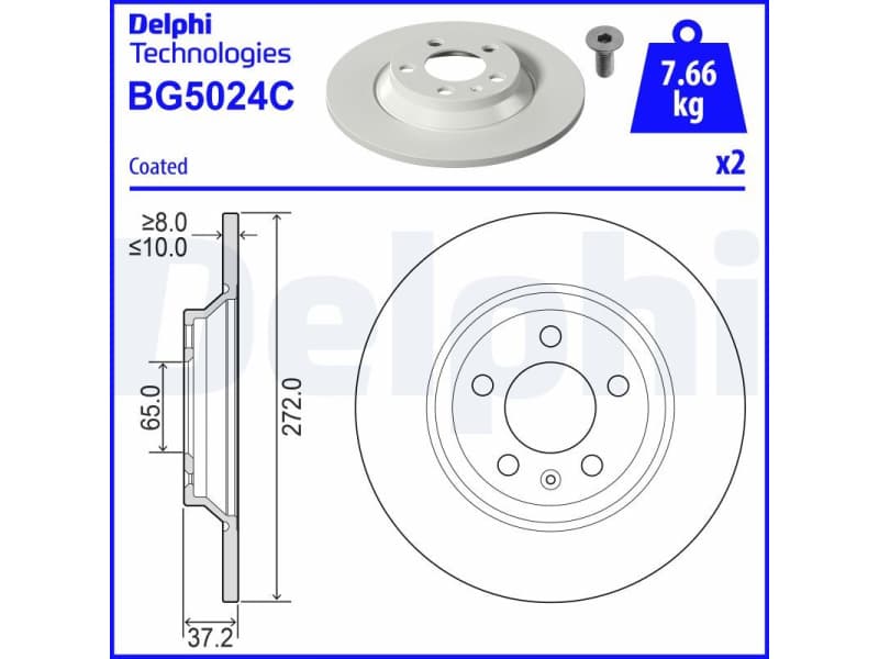 Brake Disc BG5024C