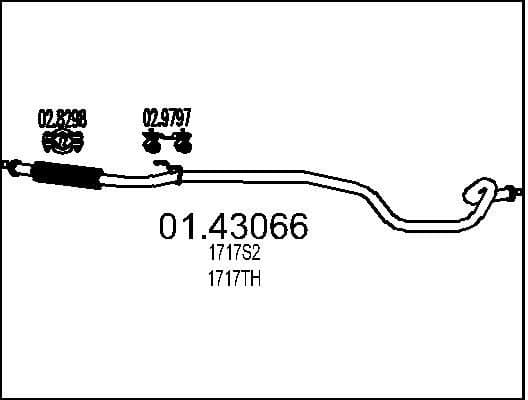 Exhaust Pipe 01.43066