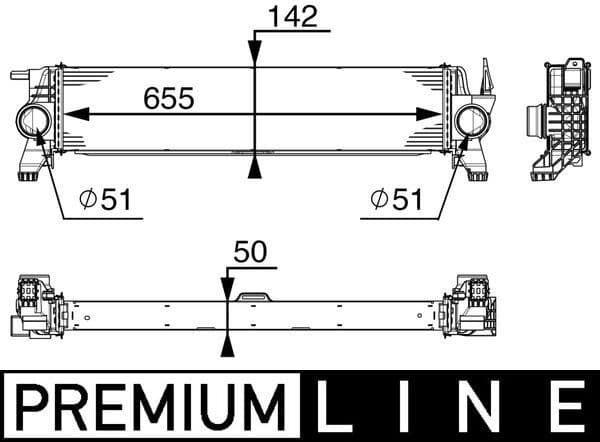 Charge Air Cooler BEHR *** PREMIUM LINE *** CI 153 000P - image 2