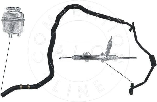 Hydraulic Hose, steering Original AIC Quality 58288 - image 2