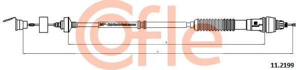 Cable Pull, clutch control 92.11.2199