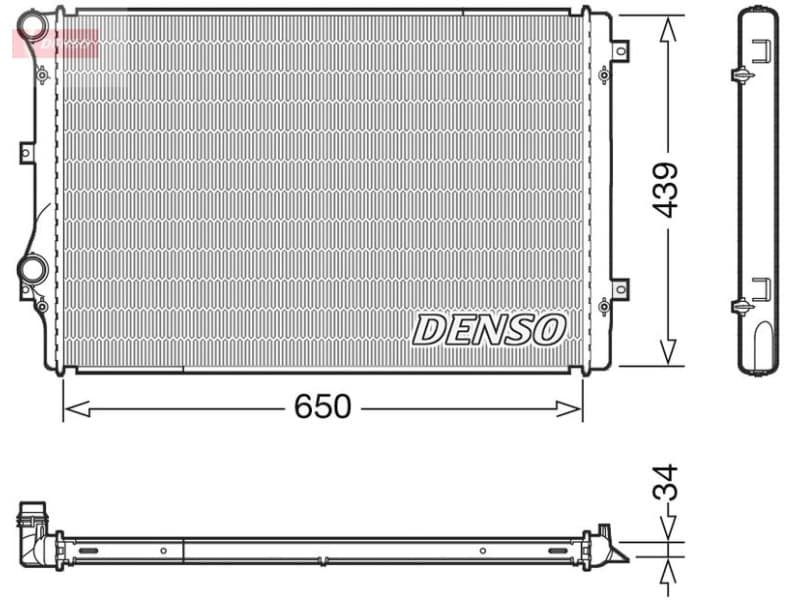 Radiator, engine cooling DRM32041