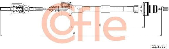 Cable Pull, clutch control 92.11.2533