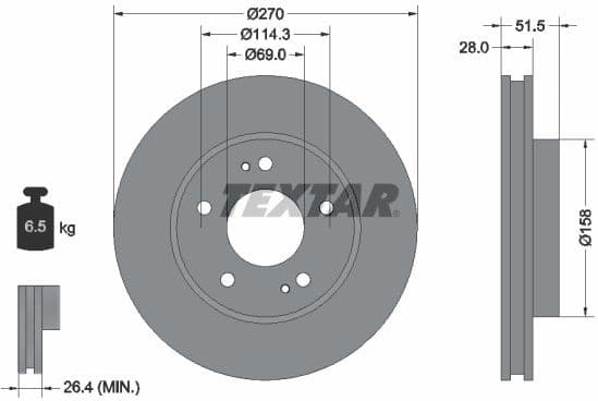 Brake Disc PRO 92270803