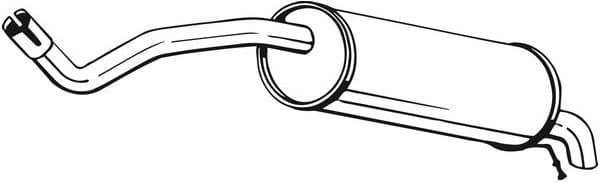Rear Muffler 220-033
