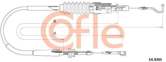 Accelerator Cable 92.14.4305