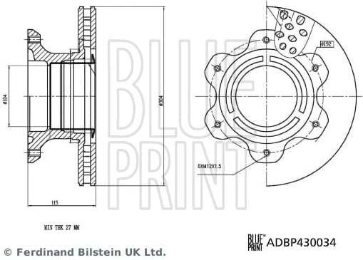 Brake Disc ADBP430034 - image 3