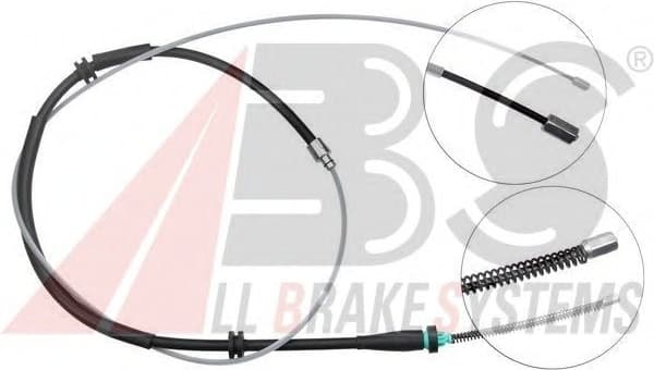 Cable handbrake 41.0293.1