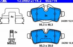 Brake Pad Set, disc brake 13.0460-2714.2