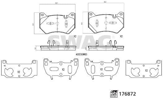 Brake Pad Set, disc brake 33 10 7372 - image 2