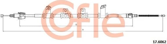 Cable Pull, parking brake 92.17.6062