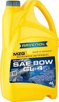 Manual Transmission Oil RAVENOL Getriebeöl MZG SAE 80 1223101-004-01-999