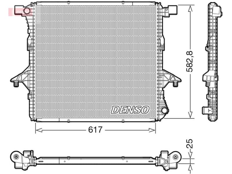 Radiator, engine cooling DRM32052