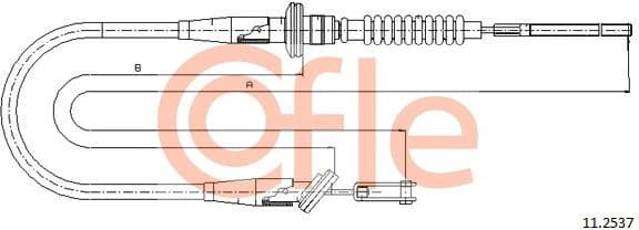 Cable Pull, clutch control 92.11.2537