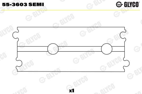 Small End Bushes, connecting rod 55-3603 SEMI