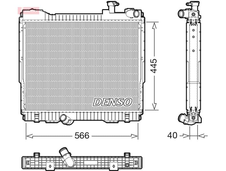 Radiator, engine cooling DRM46074