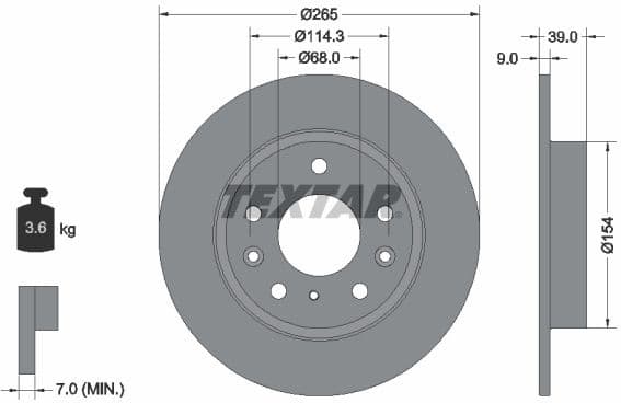 Brake Disc PRO 92324703