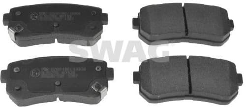 Brake Pad Set, disc brake 33 10 6421