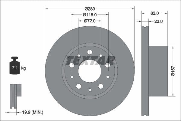 Brake Disc PRO 92344903