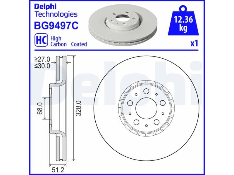 Brake Disc BG9497C