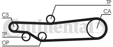 Timing Belt CT635 - image 2
