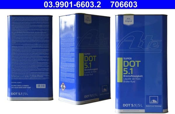 Brake Fluid SUPER DOT 5.1 03.9901-6603.2
