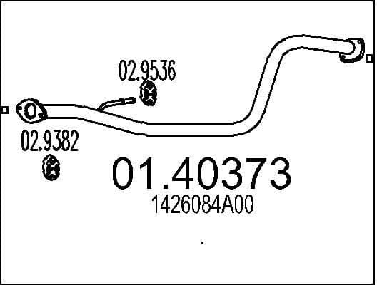 Exhaust Pipe 01.40373