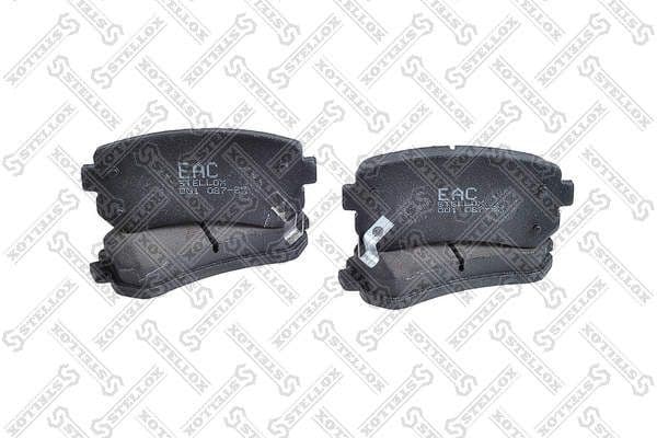 Brake Pad Set, disc brake 001 087-SX