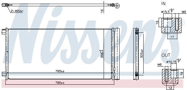 Condenser, air conditioning ** FIRST FIT ** 940948
