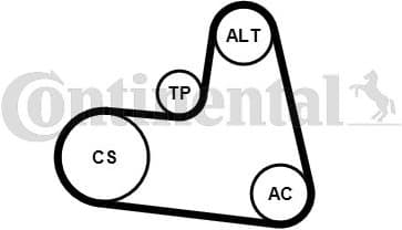 V-ribbed Belt Set 6PK1217K1