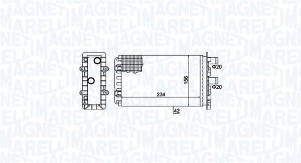 Heat Exchanger, interior heating 350218475000