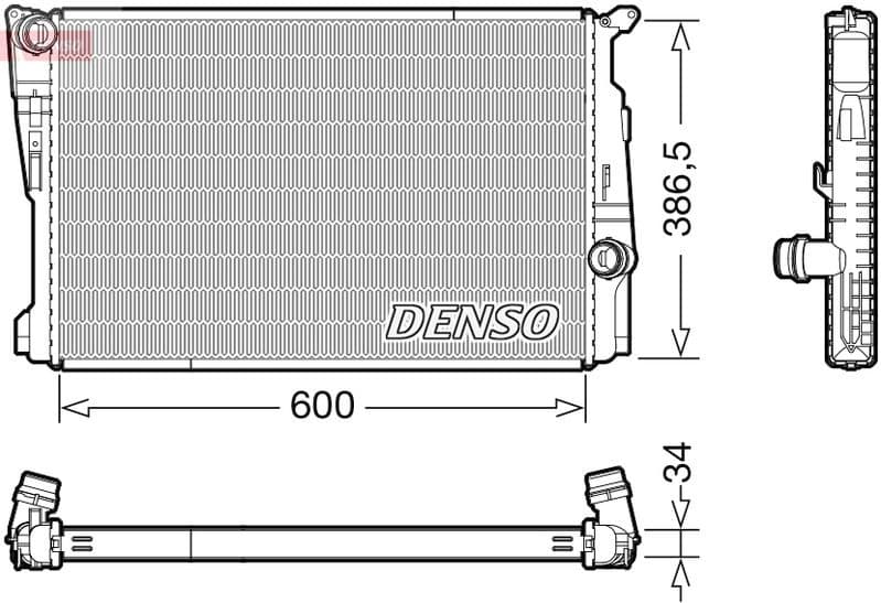 Radiator, engine cooling DRM05122