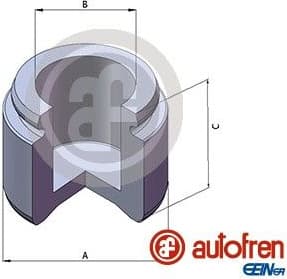 Piston, brake caliper D025828
