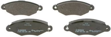 Brake Pad Set, disc brake 0986495235