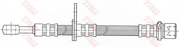 Brake hose front SU21.427