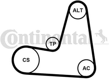 V-ribbed Belt Set 6PK1130K2