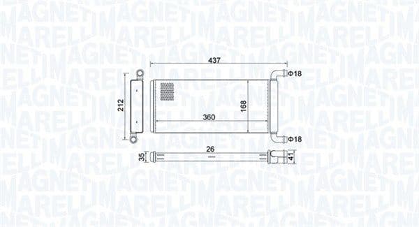 Heat Exchanger, interior heating 350218451000