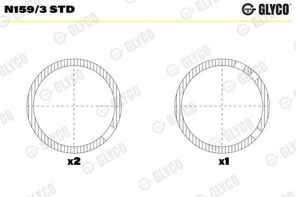 Camshaft Bearing N159/3 STD