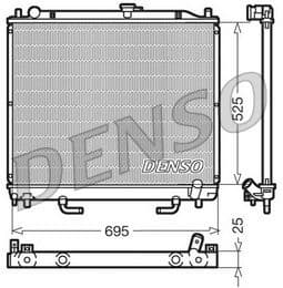 Radiator, engine cooling DRM45015