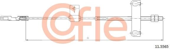 Cable Pull, parking brake 92.11.5565