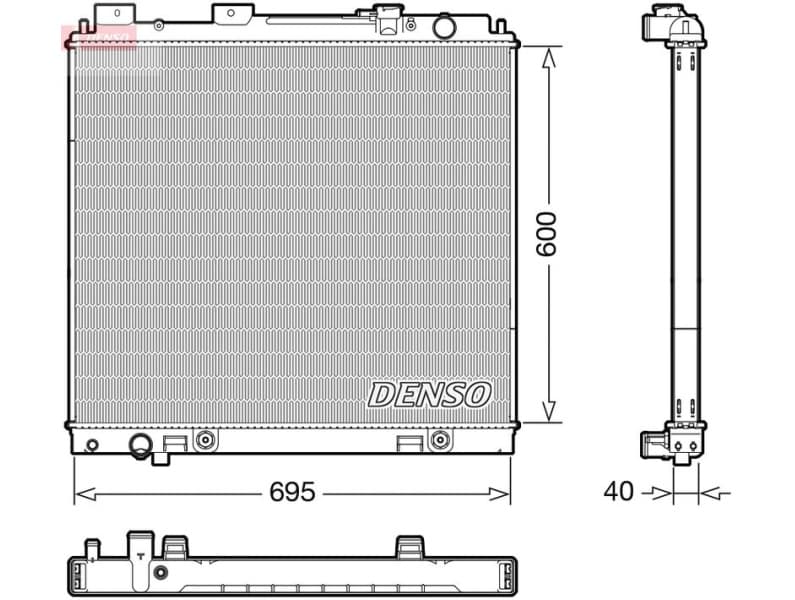 Radiator, engine cooling DRM46068