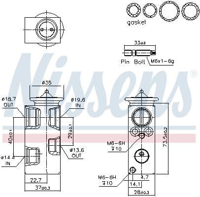 Expansion Valve, air conditioning ** FIRST FIT ** 999389 - image 6