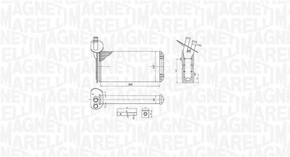 Heat Exchanger, interior heating 350218410000 - image 2