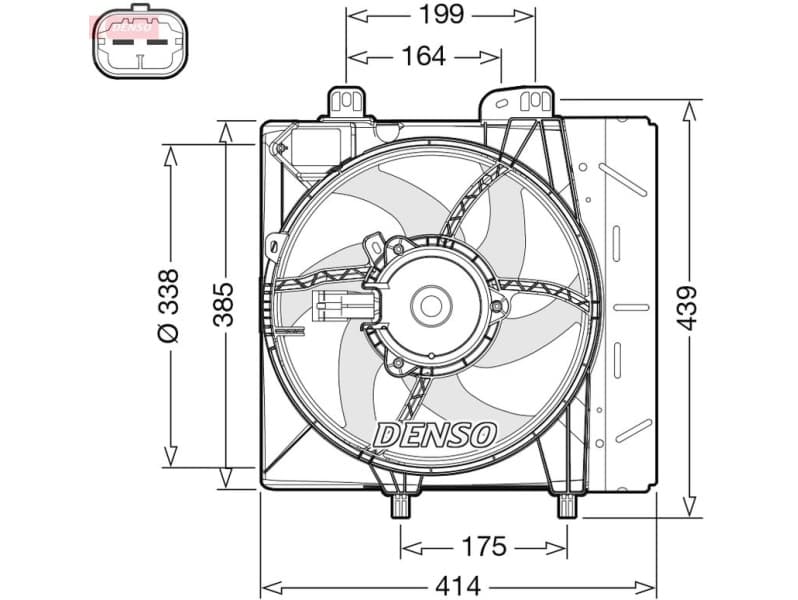 Fan, engine cooling DER07011