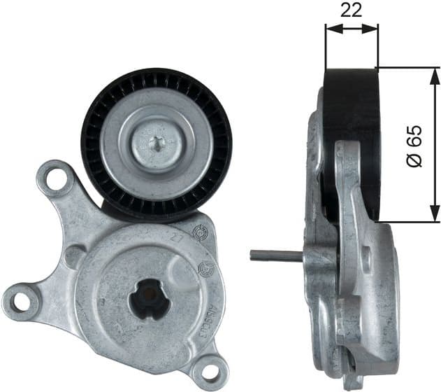 Belt Tensioner, V-ribbed belt DriveAlign™ T39372