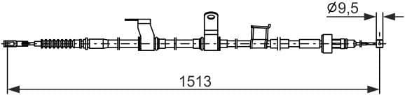 Cable Pull, parking brake 1987482837 - image 5