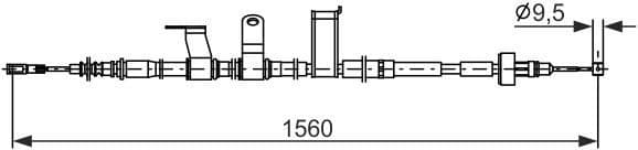 Cable Pull, parking brake 1987482838 - image 5