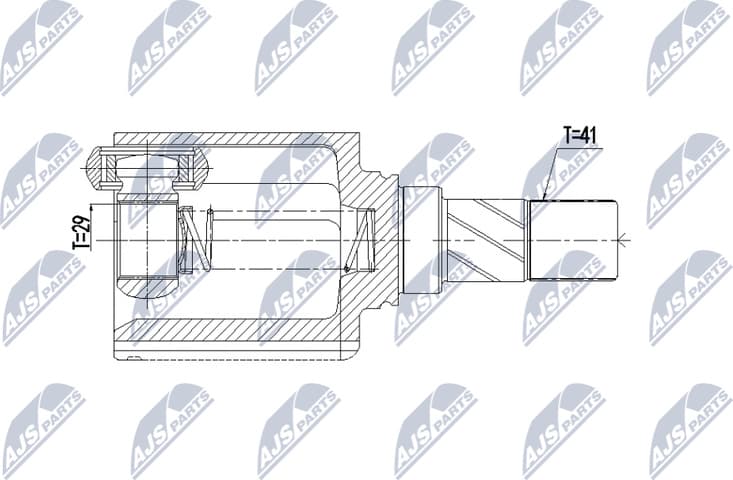 Joint Kit, drive shaft NPW-ME-167