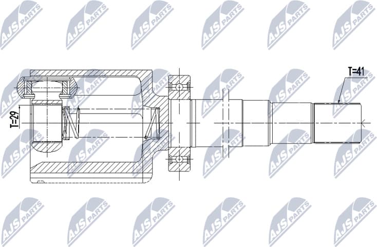 Joint Kit, drive shaft NPW-ME-169